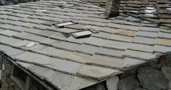 Pietra di Luserna Tetto in lose 